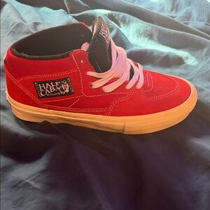 Vans Kids Red High-Top Sneakers